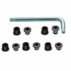 FSA Kit Visserie Pédalier Double Plateau Noir