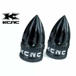 KCNC Bouchons De Valve Schrader Noir