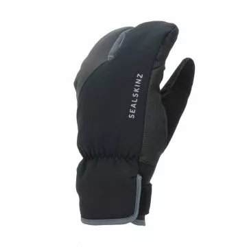 SEALSKINZ Moufles 3 Doigts Extreme Cold Noir / Gris 1 SEALSKINZ Moufles 3 Doigts Extreme Cold Noir / Gris