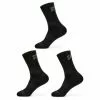 SPIUK Pack De 3 Paires De Chaussettes Anatomic Summer Noir
